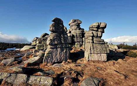 rocks of the Giant Mountains tundra
