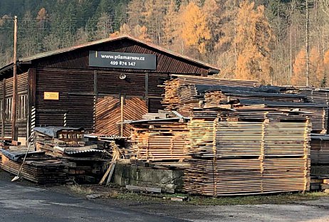 Brusírna dřeva a pila v Horním Maršově